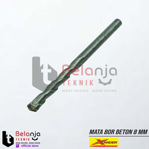 Xander Mata Bor Beton 8 MM X 110 MM Mansory Drill Bits 8 x 110 MM