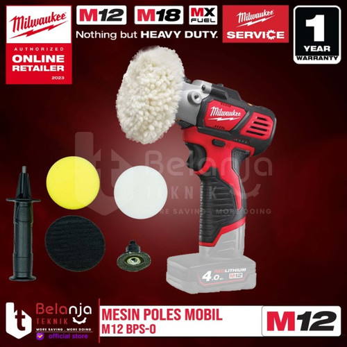 Milwaukee Combo Kit Impact Wrench Stubby Polisher Poles Mobil M12 Set