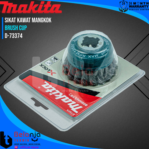 Makita Knotted Wire Cup Brush Xlock 80 MM Mata Gerinda Sikat Mangkok