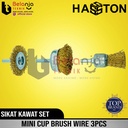 Hasston Prohex Sikat Kawat Gerinda 3 Pcs 3450-101 Cup Brush Wire