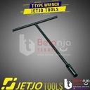JETJO TOOLS Kunci Shock T Hitam 12 mm Kunci Sok T T-Type Wrench 12mm