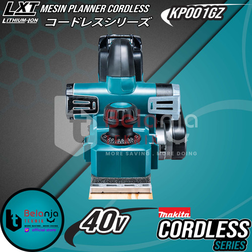 Makita Mesin Planner Cordless KP001GZ Serut Kayu Baterai 40V Unit Only