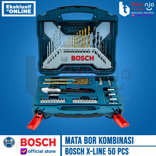 Bosch Mata Bor Obeng Kombinasi X-Line 50 Pcs Screwdriver Drill Bit