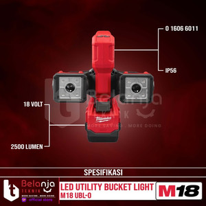 Milwaukee Led Utility Bucket Light M18 UBL-0 Lampu Kerja 18V Unit Only