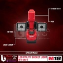 Milwaukee Led Utility Bucket Light M18 UBL-0 Lampu Kerja 18V Unit Only