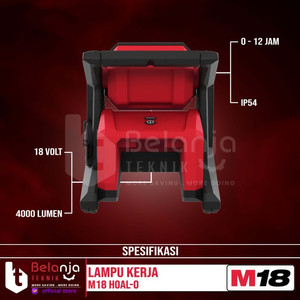 Milwaukee High Performance Area Light M18 HOAL-0 Lampu Kerja 18 Volt Unit Only