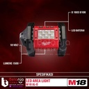 Milwaukee Led Area Light M18 AL-0 Lampu Kerja Portable 18V Unit Only