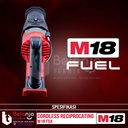 Milwaukee Super Sawzall Reciprocating M18 FSX-0C Sabre Saw Baterai Set 5 AH
