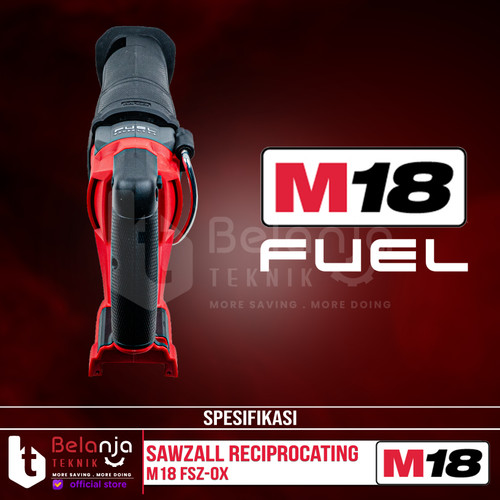 Milwaukee Sawzall Reciprocating M18 FSZ-0X Sabre Saw Cordless Set 18 V 5 AH