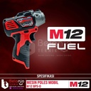 Milwaukee Polisher M12 BPS-0 Mesin Poles Mobil Baterai Set 12V 6 AH