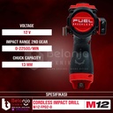 Bor Baterai Milwaukee M12 FPD2-0 Cordless Impact Drill SET 12V 6AH FPD2