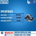 Bosch Mesin Potong Kayu GKS 235 Circular Saw Listrik 9" Inch 2100 W