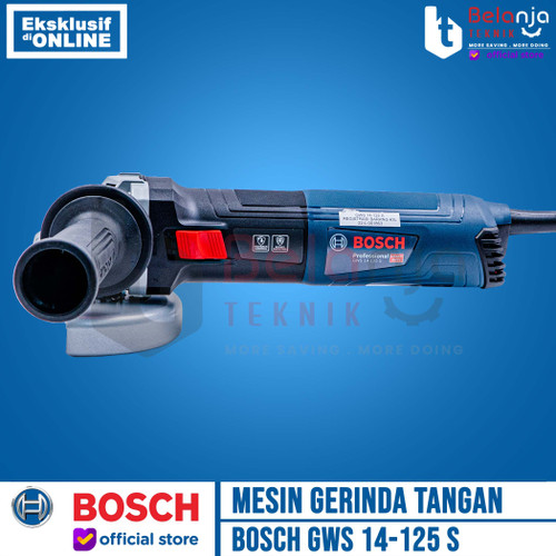 Bosch Mesin Gerinda Tangan GWS 14-125 S 1400 Watt 5 Inch Angle Grinder