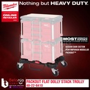 Milwaukee Packout Flat Dolly Stack Trolly Roda Tool Troli 48-22-8410