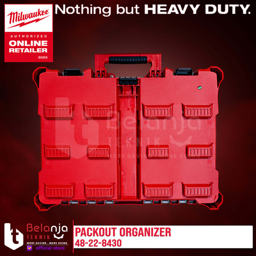 Milwaukee Packout Organizer Kotak Alat Perkakas Toolbox Box 48-22-8430