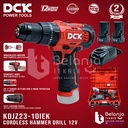 Mesin Bor Tangan Baterai DCK KDJZ23-10i EK 12V Brushless Cordless Impact Drill KDJZ 23-10i KDJZ23-10iEK
