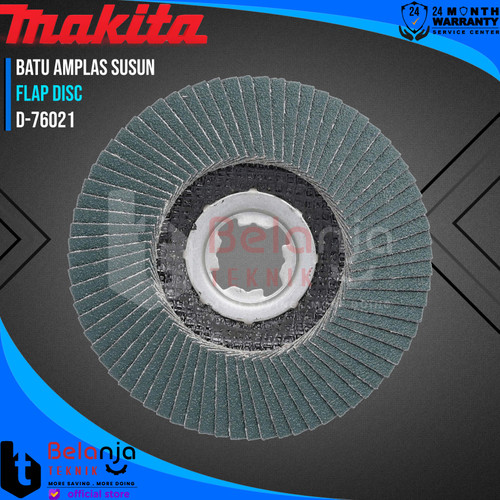 Makita Batu Gerinda Amplas Susun 5 Inch Flap Disc Inox Z80 D-76021 5"
