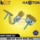 Hasston Prohex Sikat Kawat Gerinda 3 Pcs 3450-101 Cup Brush Wire