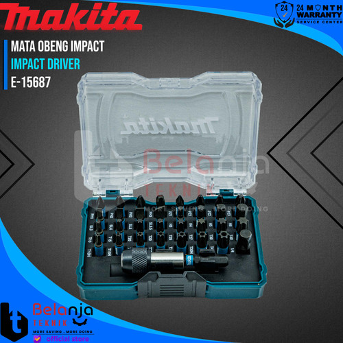Makita Magnetic Screwdriver Bit Set 33 Pcs Mata Obeng Impact E-15687