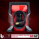 Milwaukee Compact Inflator M12 BI-0 Pompa Ban Baterai Set SET 12V 6 AH