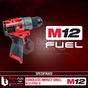 Bor Baterai Milwaukee M12 FPD2-0 Cordless Impact Drill SET 12V 6AH FPD2