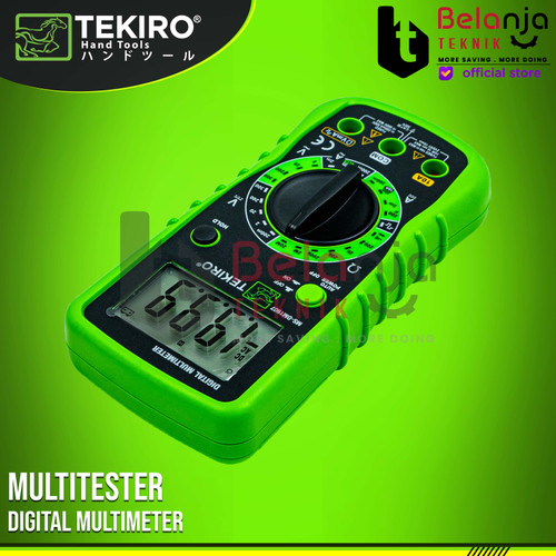 Tekiro Digital Multimeter Multitester Digital Multi Tester Avo Meter