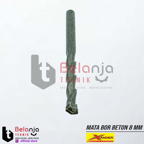 Xander Mata Bor Beton 8 MM X 110 MM Mansory Drill Bits 8 x 110 MM