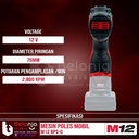 Milwaukee Combo Kit Impact Wrench Stubby Polisher Poles Mobil 12V M12
