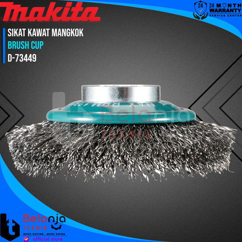 Makita Crimped Steel Bevel Brush Xlock 4 Inch Mata Gerinda Sikat Kawat