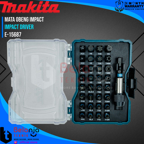 Makita Magnetic Screwdriver Bit Set 33 Pcs Mata Obeng Impact E-15687