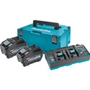 Makita Power Source Kit PSKG3 Baterai BL4050F 40V + Charger + Makpac