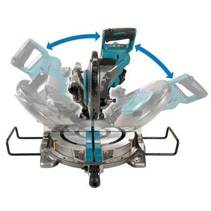 Makita Mesin Gergaji Potong Kayu LS003GZ 40V Miter Saw Slide Cordless