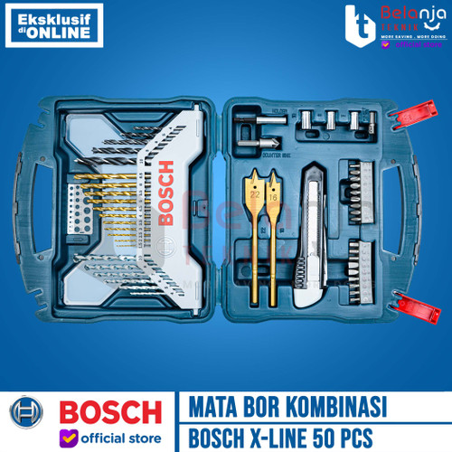 Bosch Mata Bor Obeng Kombinasi X-Line 50 Pcs Screwdriver Drill Bit