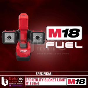 Milwaukee Led Utility Bucket Light M18 UBL-0 Lampu Kerja Set 18V 5 AH