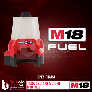 Milwaukee Task Led Area Light M18 TAL-0 Lampu Kerja Portable 18 Volt