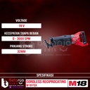 Milwaukee Super Sawzall Reciprocating M18 FSX-0C Sabre Saw Baterai Set 5 AH