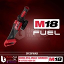 Milwaukee Angle Grinder M18 FSAG100X-0X Gerinda Baterai 4 Inch 18 Volt