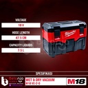 Milwaukee Wet & Dry Vacuum Cordless M18 VC-2-0 Penghisap Debu SET 18V