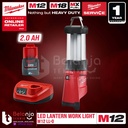 Milwaukee Led Lantern Work Light M12 LL-0 Lampu Kerja Set 12 Volt 2 AH