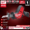 Milwaukee Compact Hackzall Reciprocating M12 CHZ-0 Gergaji Sabre 12V