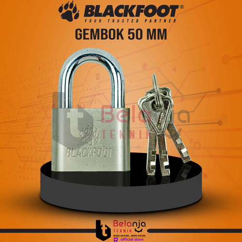Blackfoot Gembok 50 mm Leher Pendek Kunci Rumah Pagar 50mm Padlock