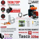 TASCO Mesin Potong Rumput Gendong 328 E + Pengembur Tanah TMT 267 B
