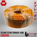 Sanchin Selang Mesin Steam Tornado 100 M Kompresor Spray Hose Kuning 100 Meter 100M