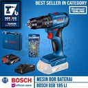 Bosch Bor Tembok Baterai Cordless GSB 185 LI 18V + Mata Bor CYL-2 5Pcs