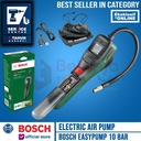 Bosch Electric Air Pump Easy Pump 10 Bar Pompa Angin Portable USB 3 Ah