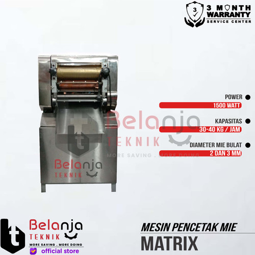 MATRIX Mesin Pencetak Mie Noodle Maker Penggiling Mie / Kulit Pangsit