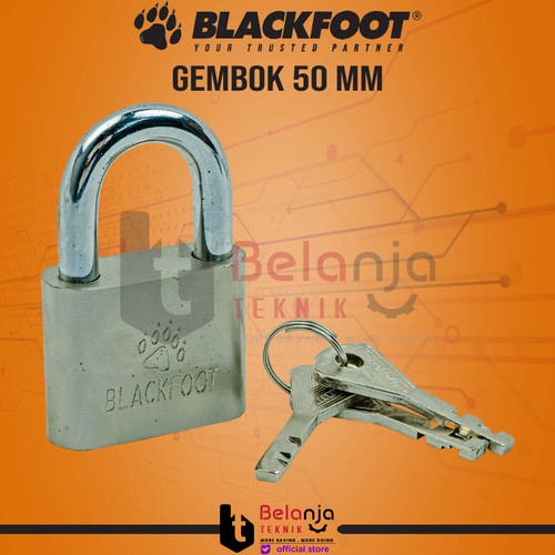 Blackfoot Gembok 50 mm Leher Pendek Kunci Rumah Pagar 50mm Padlock