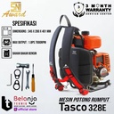 TASCO Mesin Potong Rumput Gendong 328 E + Pengembur Tanah TMT 267 B