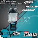 Makita Lampu Penerangan Lentera DMR055 Cordless Radio Lantern Set 18V
