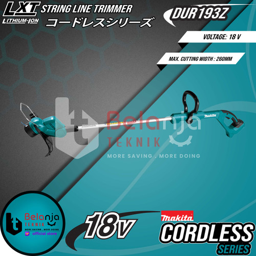 Makita Cordless String Line Trimmer DUR193Z Mesin Potong Rumput Set 5A